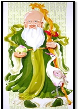 shou xing god that provides wealth and abundance