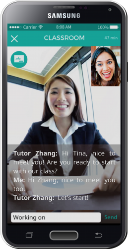 TutorMandarin Mobile App-Chinese APP for Video Calling Lessons TutorMandarin Mobile App-Chinese APP