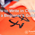 a Beginner guide in Chinese writing