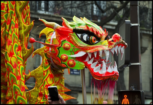 Chinese dragon of the Chinese culture