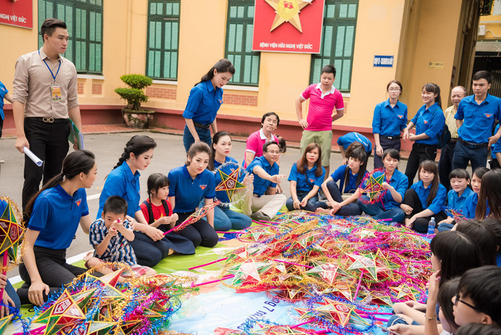 colourful lantern for Chinese mid autumn festival