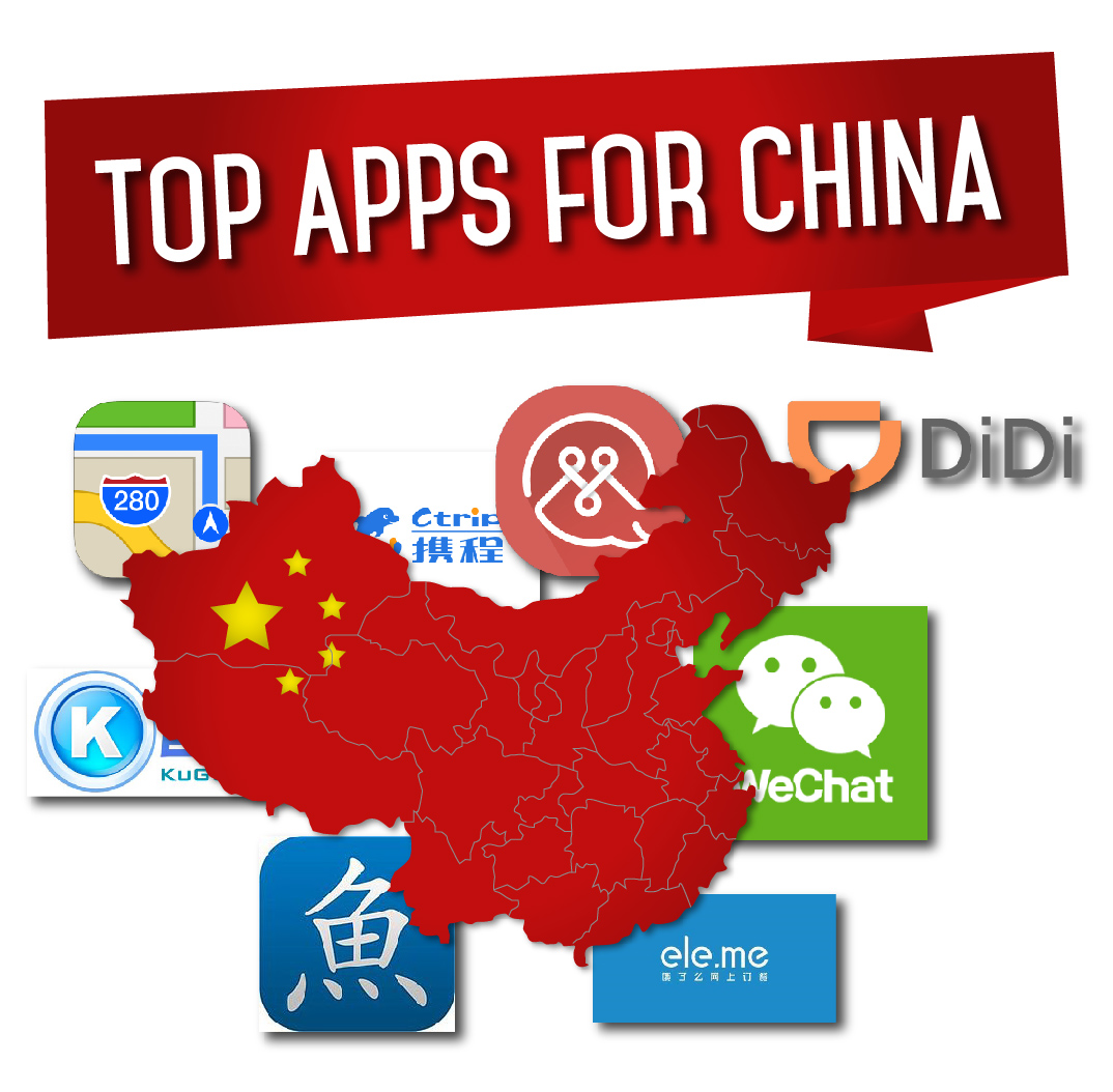 Apps you need to live in China